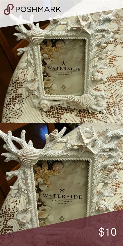 This is a richly textured frame with woven seagrass that adds just the right touch of natural charm along with the shells. Nautical picture frame New 4x6 | Nautical picture frames ...