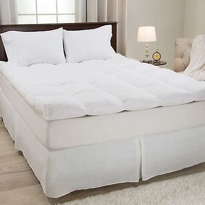 Down mattress toppers can make your bed feel fluffier and softer, which can help you sleep more comfortably. Thick 4 Inches Mattress Topper Down Duck Feather Gusset ...