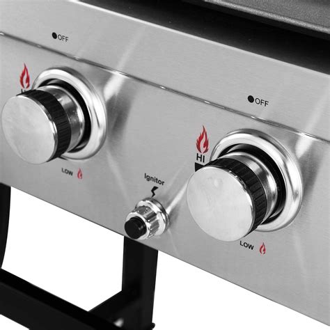 Sold & shipped by virtual trust llc. Royal Gourmet GD401 Portable Propane Gas Grill and Griddle ...