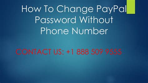 Life got in the way of changing the phone number associated with my pp account. How To Change PayPal Password Without Phone Number by Anna ...