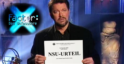 Das unfassbare wird das urteilsvermögen der zuschauer auf die probe. X-Factor: Das Unfassbare - Jonathan Frakes präsentiert NSU ...