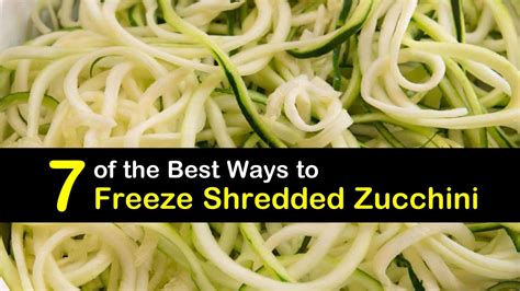 Keeping them in the fridge will maintain the moisture nicely and you can enjoy them chilled. 7 of the Best Ways to Freeze Shredded Zucchini