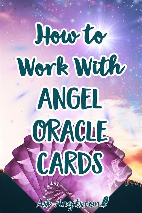 It's also for those who already read angel and/or oracle cards for themselves and wish to do so more fluidly, using your intuition, and without leaning on the accompanying guidebook. How to Work With Angel Oracle Cards | Angel oracle cards ...