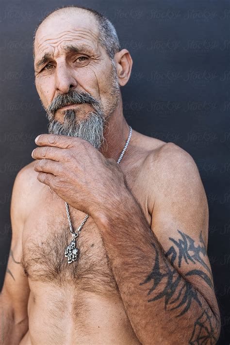 Check spelling or type a new query. Portrait Of A Tattooed Aged Man by Javier Márquez