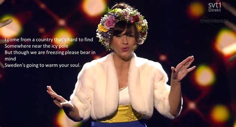 L'onore toccherà a petra mede. Eurovision Presenter Petra Mede Steals the 2013 Contest ...