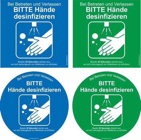 Die neue pflicht zum tragen medizinischer masken dürfte zwar. Hinweisschild für Desinfektionsspender aus Aluverbund ...