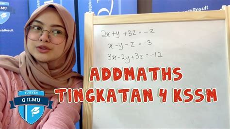 2.3 rantau yang mewakili ketaksamaan dalam dua pemboleh via. ADDMATHS Tingkatan 4 KSSM: Sistem Persamaan Linear dalam ...