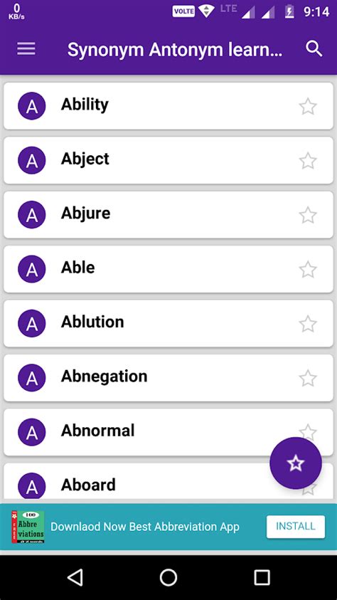 Synonym Antonym Learner - Android Apps on Google Play