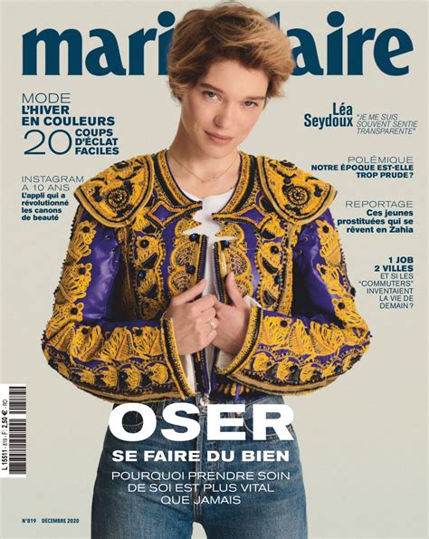 Fashion these are the chicest oversized blazers we're lusting over this winter. Léa Seydoux - Marie Claire France December 2020 Issue ...