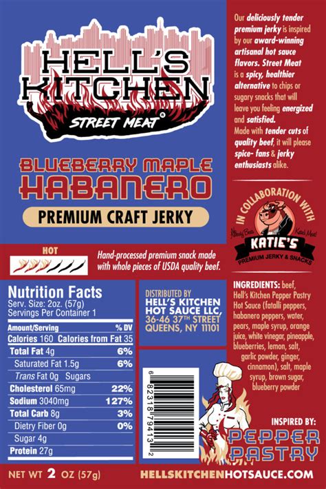 This deal will help you save money. Raspberry Jalapeño Jerky - Hell's Kitchen Hot Sauce