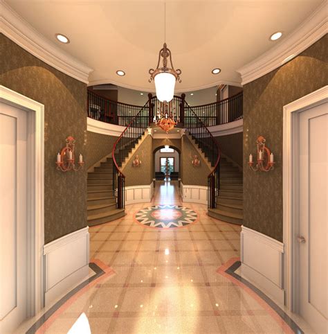 Our huge inventory of house blueprints includes simple house plans, luxury home plans, duplex floor plans, garage plans, garages with apartment plans, and more. 15,000 SQ. FT. MANSION- interior foyer|Autodesk Online Gallery