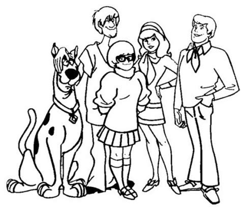 Căutaţi prin 52563 desene de colorat şi unirea punctelor. Planse de colorat cu Scooby Doo