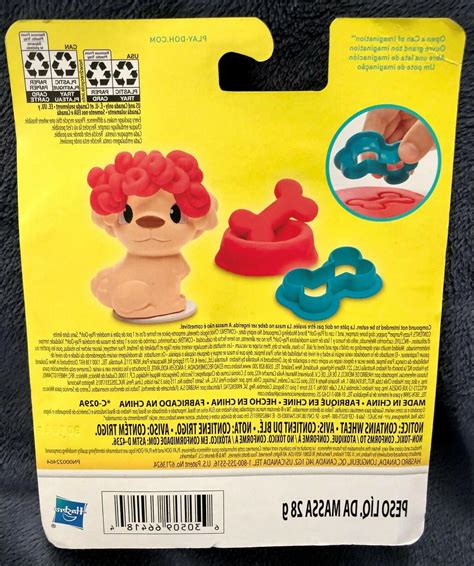 Sold and shipped by hasbro toy shop. Brand New Play Doh Puppy Kit, hair growing