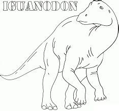 Free printable iguanodon coloring page for kids to download, dinosaur coloring pages Iguanodon Dinosaur Coloring Page - Free Coloring Pages Online