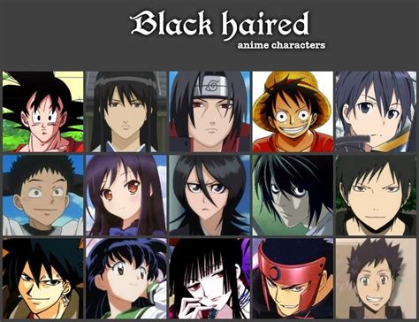 Which anime woman with black hair deserves to be called the best? Personality based on hair color | Anime Amino