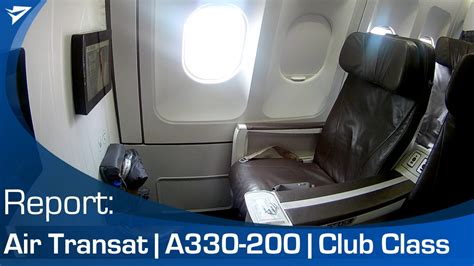 Air transat take care of their staff like their own family. Flight Report: Air Transat A330 Club Class | Video - Up in ...