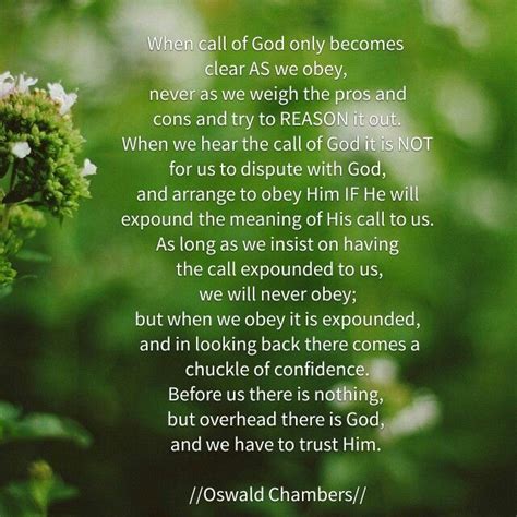 The bible idea of prayer is that we may if we only take as answers those that are visible to our senses, we are in a very elementary condition of grace. Oswald chambers. | Inspirational quotes, Oswald chambers ...