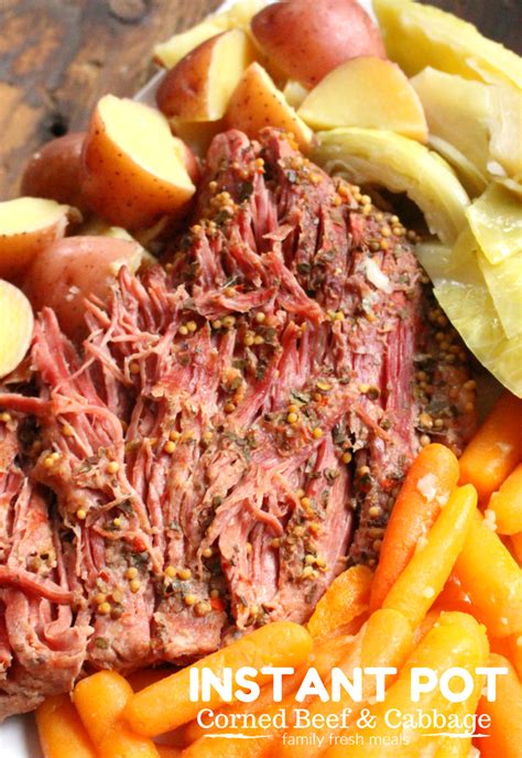 If i had less than three hours, i might pressure cook corned brisket. Corned Beef And Cabbage Instant Pot - Instant Pot Corned Beef and Cabbage - Casa de Crews ...