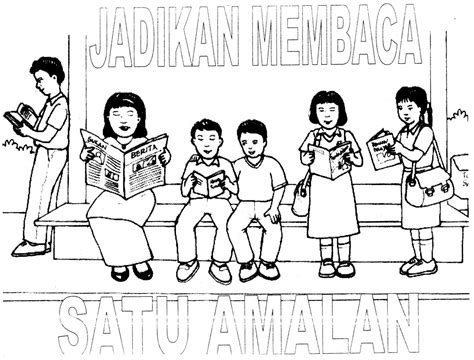 Gambar dan lukisan pemandangan alam yang diposkan berikut ini adalah usaha kami untuk menyajikan semangat apresiasi terhadap alam ciptaan tuhan yang dituangkan melalui sebuah karya seni rupa yaitu lukisan. Gambar mewarna kempen membaca - Gambar Mewarna