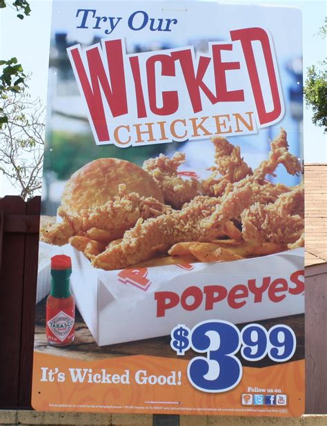 Select any item to view the complete nutritional information including calories, carbs, sodium and weight watchers points. An Immovable Feast: Popeyes Chicken: The Wicked & The Naked