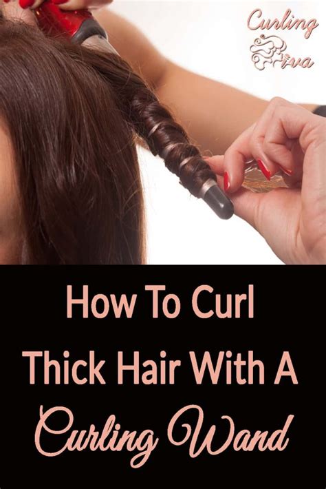 If you have straight hair, use either a curling wand or straightener and curl it, section by section. Our Picks: The Best Curling Wand for Thick Hair | Thick ...