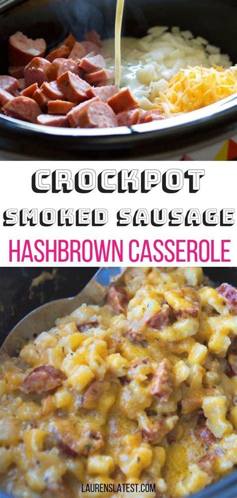 Melt remaining butter and add the bowl along with smoked sausage, potatoes, cheese, and sauteed vegetables. Smoked Sausage and Hash Brown Casserole | Smoked sausage ...