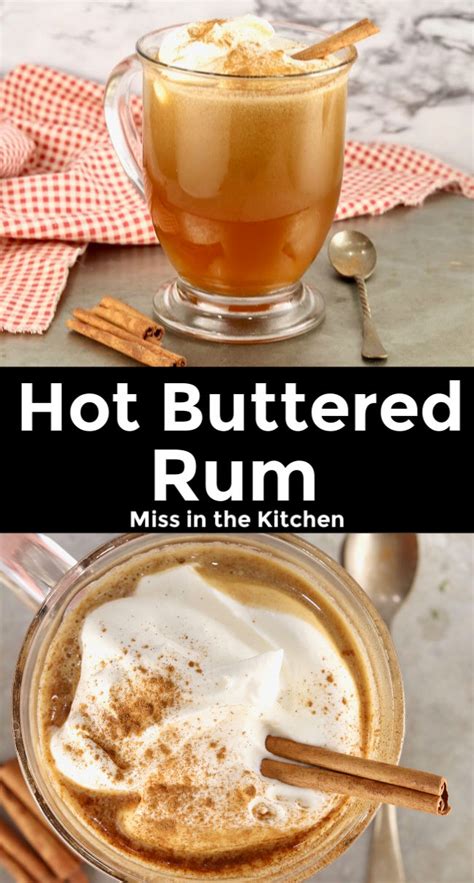 Using an electric mixer, beat the brown sugar, butter, honey, cinnamon, nutmeg, cloves, and salt in a medium bowl until blended and smooth. Hot Buttered Rum - Miss in the Kitchen