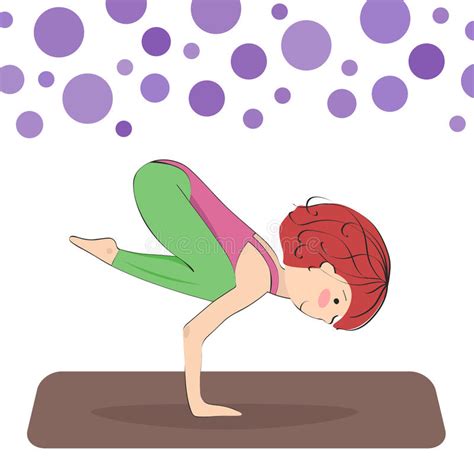 The yoga community on reddit. Yoga - Crane Pose stock illustration. Illustration of ...