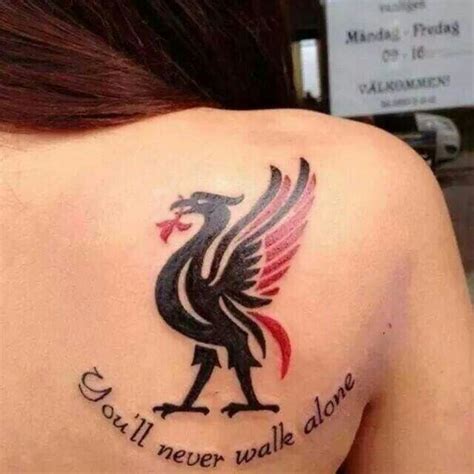 Liverpool fans on the kop were one of the first groups of supporters to sing popular songs at football matches, and one of the first songs. #respect #ynwa | Liverpool tattoo, Lfc tattoo, Liverbird ...