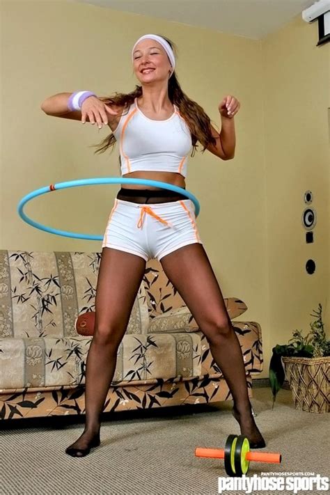 Flexi sandy ramper dans glasbox. Pantyhose Sports Pantyhosesports Model Magical Solo ...