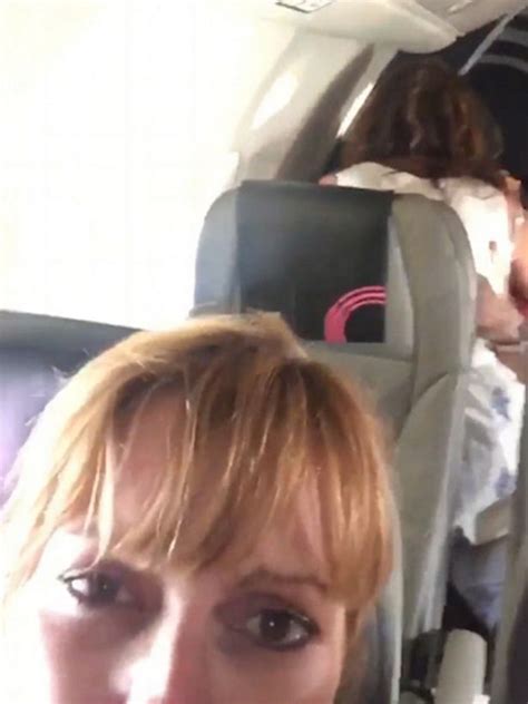 Husband and wife seduce babysitter into threesome. Couple shamelessly have sex in their airplane seat as ...