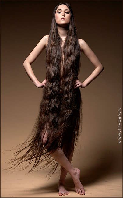 Floor length hair look very gorgeous.|Girls with very long hair