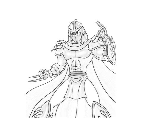 Shredder (teenage mutant ninja turtles). Ninja Turtles Shredder Drawing