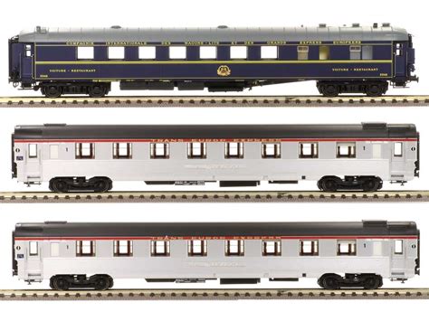 Circulation sur le réseau de grouville du rapide mistral en version paris nice ls models tracté par la 141 r 1187 hj dcc son. LS Models Set of 3 passenger cars Mistral 56 in TEE livery ...