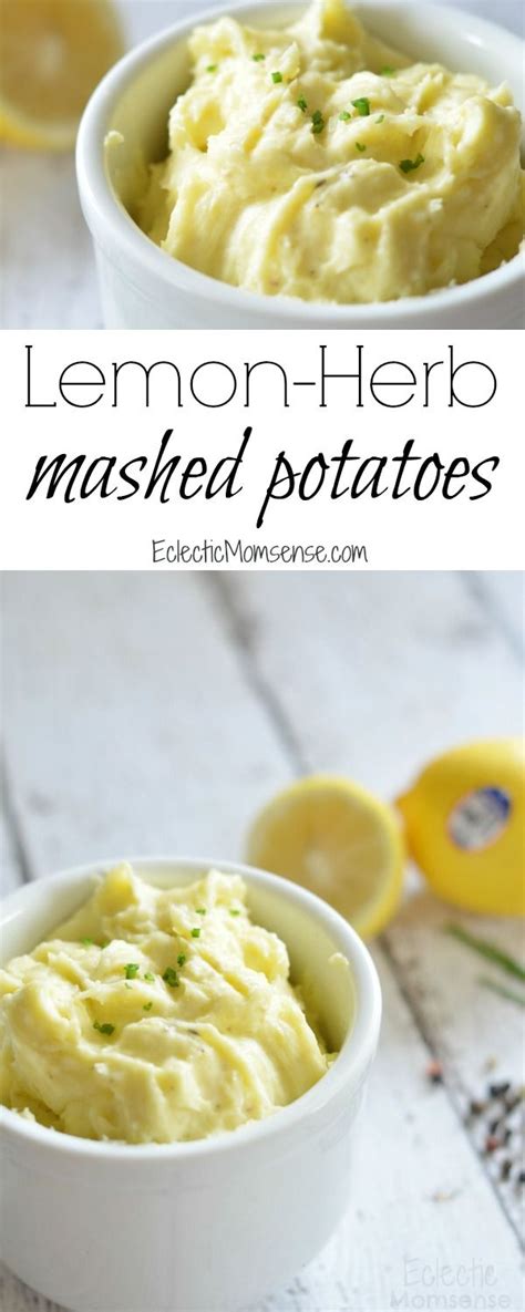 It will take only several minutes to cook. Lemon Herb Mashed Potatoes, salt alternative, low-sodium ...