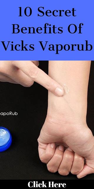 10 Secret Benefits Of Vicks Vaporub | healthmedicine003