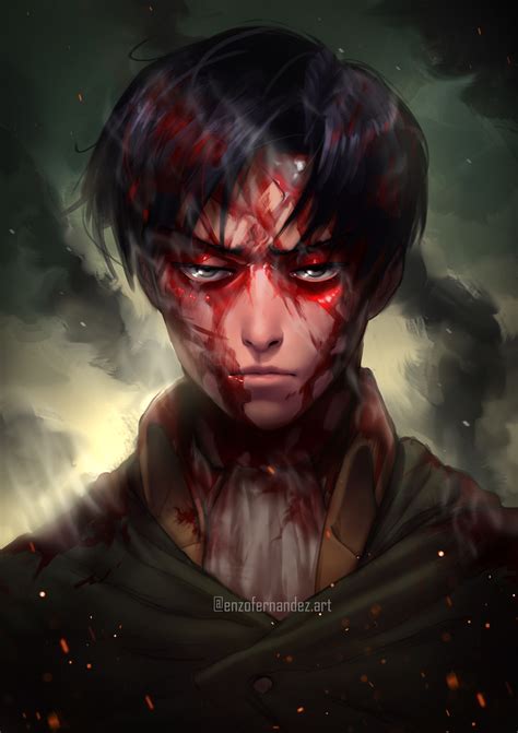 Anime animeart animedrawing animefanart aot ashes blue cyan digitalart digitalillustration fanart green illustration levi photoshop semirealism steam wacom realisticanime shingekinokyojin attackontitan leviackerman realism. Fanart I painted my boy Levi from Attack on Titan! : anime