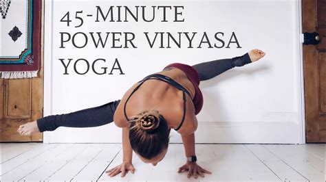 Remember that you can take a breather in child's pose at any time. POWER VINYASA YOGA FLOW | 45-Minute Yoga Sequence | CAT ...