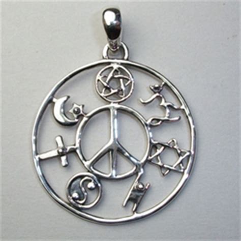 To exist together, at the same. Coexist Unity Pendant