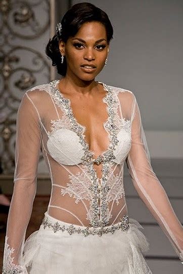 Such a wondrous boho wedding dresses, the lace, the neckline, simply remarkable. Most Revealing Wedding Dresses Ever (photo)