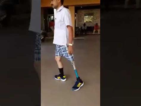 Posted by gentlemanmariner from gentlemanmariner.tumblr.com. An Amputee Man Is Walking Wearing His Prosthetic Leg ...
