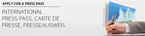 Since there are newshounds who can also obtain the blessings through going to different events without publishing any work, a press bypass needs to be renewed ever yr. Apply for a press pass - Get your press pass now