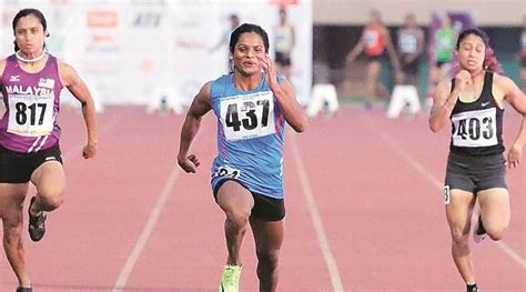 Dutee chand (born 3 february 1996) is an indian professional sprinter and current national champion in the women's 100 metres event. Dutee Chand stoops to conquer, breaks 100m national record ...