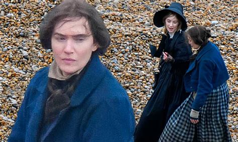 Alec secareanu, claire rushbrook, fiona shaw and others. Kate Winslet and Saoirse Ronan brave the cold weather to ...
