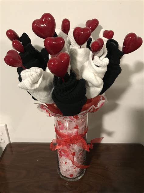 Check spelling or type a new query. DIY Valentine's Day Sock Bouquet for Him | Boyfriend ...