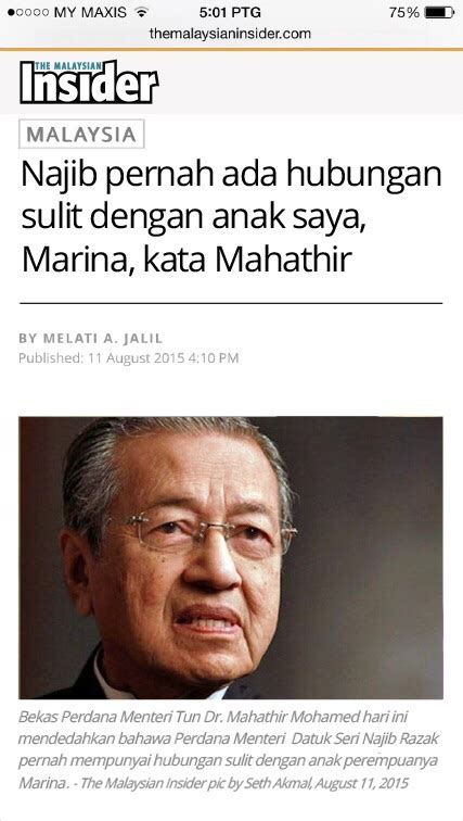 Film semi jepang ponakan sama paman. Greenblacks: Najib Ada Hubungan Sulit Dengan Marina Mahathir