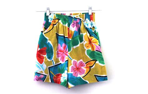 Check spelling or type a new query. Vintage 80s shorts jams hawaiian pattern abstract pink ...