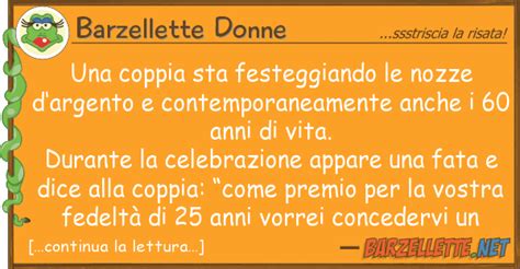 Barzelletta inserita da al 59 e inviata 1 volta | condividi leggi. Barzelletta: Una coppia sta festeggiando le nozze d ...