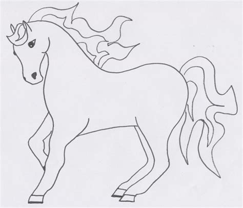 This horse drawing lesson will help you draw a simple cartoon style horse in 9 simple steps (it's a no fail one and you can even further simplify it, we'll get to that in the instructions part). my horse drawing by animewolfgirl16 on DeviantArt