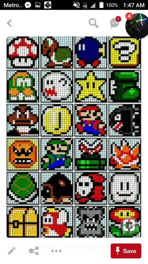 It's s easy and fun! Pin by Laura Hood on video games | Graph crochet, Cross ...